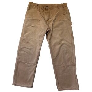 Vintage Carhartt Double Knee Canvas Work Pants - 40x30